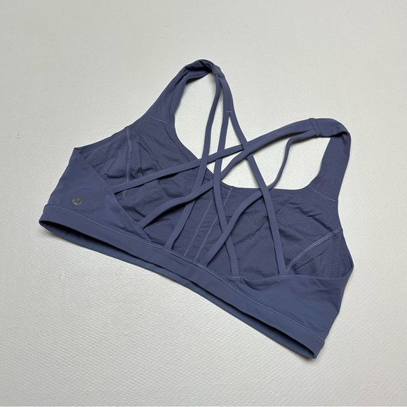 Lululemon Free to Be Serene Bra in Cascade Blue Size 12 EUC - Picture 6 of 10